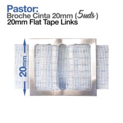 PASTOR: BROCHE CINTA 20mm 5uds -
