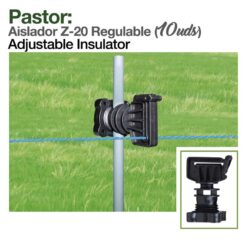 PASTOR: AISLADOR Z-20 REGULABLE 10uds -