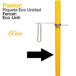 PASTOR: PIQUETA ECO 150cm UNIDAD -
