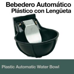 BEBEDERO AUTOMÁTICO PLÁSTICO CON LENGÜETA -