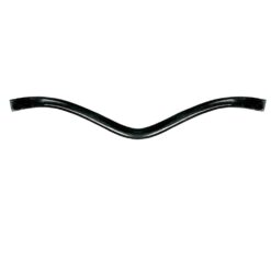 CABEZADA CONFIGURABLE FRONTALERA CUERO ANATÓMICA - Color: Negro
