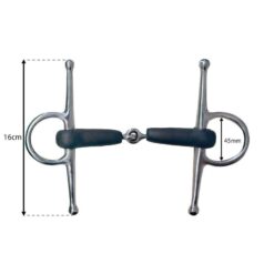 Alternative view of Filete de doble palillo con goma articulado inox