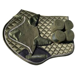 Juego de mantilla de salto + orejeras + vendas Marjoman Distribution comprar equipación equitación España