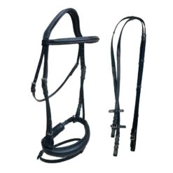 Cabezada para filete ergonómica con muserola acolchada Marjoman Distribution comprar equipación equitación España