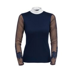 Camiseta de concurso Cavalliera SIGNATURE SLEEVES con forro para mujer