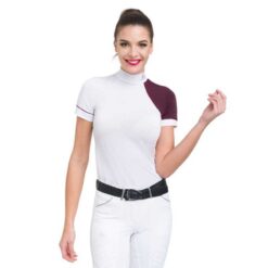 Alternative view of Camiseta hípica de concurso SIMPLY DAME manga corta Cavalliera