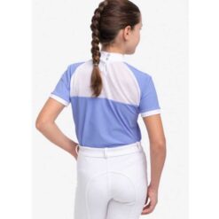 Alternative view of Camiseta hípica de concurso Cavalliera BABY BLUE MESH KIDS manga corta