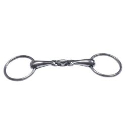 FILETE DE ANILLAS DOBLE ARTICULACIÓN INOX GRUESO Marjoman Distribution comprar equipación equitación España