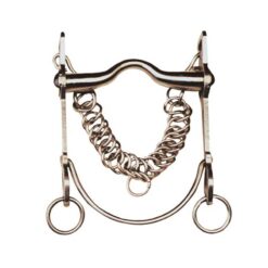 BOCADO VAQUERO INOX EMBOCADURA SUAVE BARRA CURVA Marjoman Distribution comprar equipación equitación España