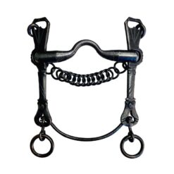 Bocado vaquero de fragua pierna articulada embocadura asa caldera Marjoman Distribution comprar equipación equitación España