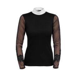 Camiseta de concurso Cavalliera SIGNATURE SLEEVES con forro para mujer