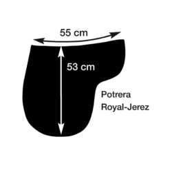 Alternative view of SUDADERO MARJOMAN DE LONA ALISTADA PARA SILLA POTRERA ROYAL O JEREZ