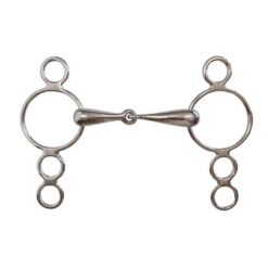 BOCADO PESSOA EMBOCADURA PARTIDA 6 ANILLAS INOX Marjoman Distribution comprar equipación equitación España