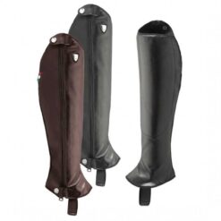 POLAINAS TATTINI CUERO BRILLANTE NEGRO CAÑA XS Tattini comprar equipación equitación España
