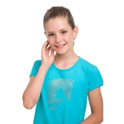 Top hípico de algodón JUMPING STAR KIDS manga corta Cavalliera comprar equipación equitación España