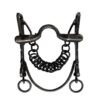 BOCADO VAQUERO INOX. ENVEJECIDO EMBOCADURA ASA CALDERA BARRA CURVA Marjoman Distribution comprar equipación equitación España