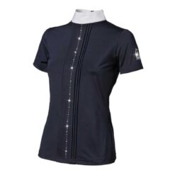 Camisa de concurso Tattini de mujer con fila de brillantes Tattini comprar equipación equitación España