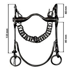 Alternative view of BOCADO VAQUERO PAVONADO ECO.EMBOCADURA SUAVE BARRA CURVA