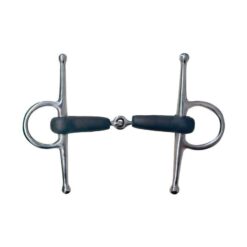 Filete de doble palillo con goma articulado inox Marjoman Distribution comprar equipación equitación España