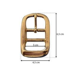 Alternative view of HEBILLA PARA CABEZADA DE CUADRA BRONCE