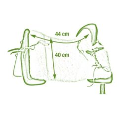 Alternative view of SILLA MARJOMAN VAQUERA SINTÉTICA MOTEADA