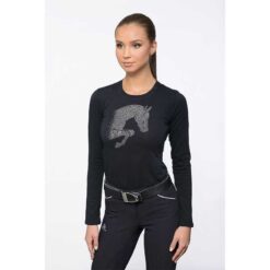 Top hípico de algodón manga larga JUMPING STAR Cavalliera comprar equipación equitación España
