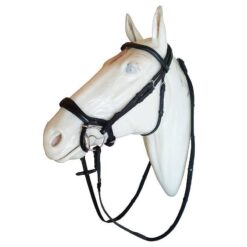 CABEZADA DE CUERO INGLÉS PARA SALTO ERGONÓMICA Marjoman Distribution comprar equipación equitación España