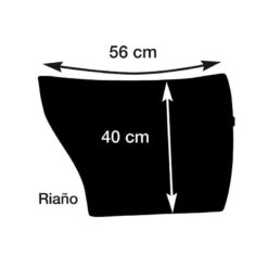 Alternative view of SUDADERO MARJOMAN DE LONA ALISTADA PARA SILLA RIAÑO