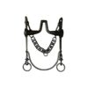 BOCADO CUELLO PICHÓN BARRA CURVA CADENILLA PAVONADO Marjoman Distribution comprar equipación equitación España