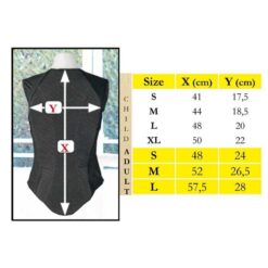 Alternative view of Chaleco protector Tattini acolchado para adulto