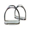 Estribo de acero inoxidable con taco blanco Marjoman Distribution comprar equipación equitación España
