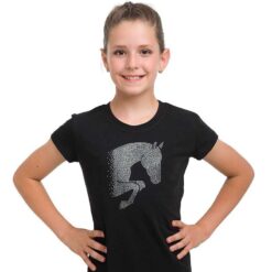 Top hípico de algodón JUMPING STAR KIDS manga corta Cavalliera comprar equipación equitación España
