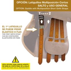 SILLA CON LATIGUILLOS MULTIPOSICIÓN CORTOS SALTO & UG -