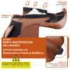 SILLA CON BASTES MULTIPOSICIÓN Y RELLENABLES -