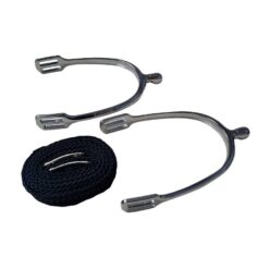 ESPUELA NIQUELADA CON CORREAS PRESENTADA EN BLÍSTER DE NIÑO Marjoman Distribution comprar equipación equitación España