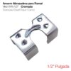 AMARRE ABRAZADERA PARA RAMAL HRCT-04N 1/2" CROMADO -