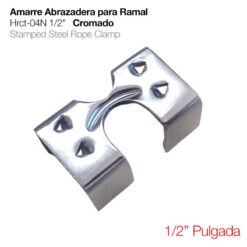 AMARRE ABRAZADERA PARA RAMAL HRCT-04N 1/2" CROMADO -