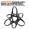 JUGUETE:CORREAS PARA BALÓN DE HORSEBALL -