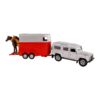 JUGUETE: COCHE JEEP CON VAN & CABALLOS 2195 -