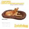PERRO COLCHÓN ACOLCHADO OXFORD MARRÓN - Tamaño: 70 x 100cm