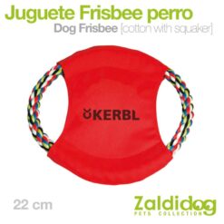 PERRO JUGUETE FRISBEE 22cm -