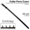 PERRO COLLAR CUERO TC786.18 55cm x 18mm NEGRO - Tamaño: 55cm x 18mm