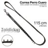 PERRO CORREA CUERO TL1002.18 115cm X 18mm NEGRO -