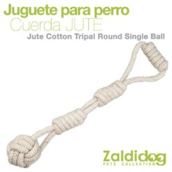 PERRO JUGUETE CUERDA JUTE MLI-1969 -