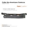 COLLAR AIRE AMERICANO CUERO CASTECUS 894 MARRÓN -