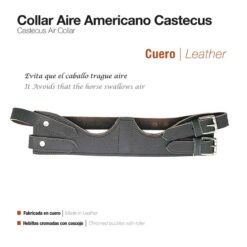 COLLAR AIRE AMERICANO CUERO CASTECUS 894 MARRÓN -