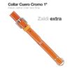 COLLAR CUERO CROMO 1ª ZALDI EXTRA -