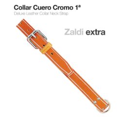 COLLAR CUERO CROMO 1ª ZALDI EXTRA -