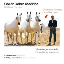 COLLAR COBRA MADRINA CON RAMAL TRENZADO -