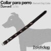 PERRO COLLAR DIAMONT DC095 NEGRO -